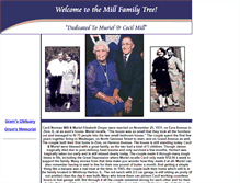 Tablet Screenshot of millfamily.com